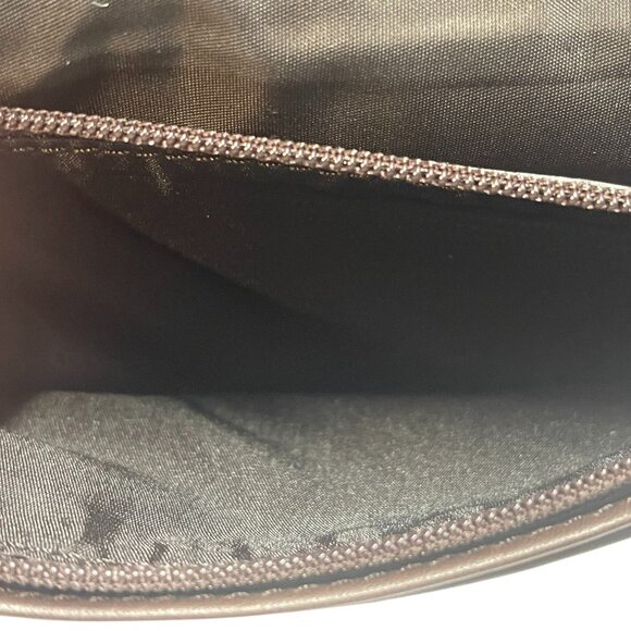 Coach Leather Credit Card ID Travel Organizer Wallet Holder - Brown - Picture 7 of 12